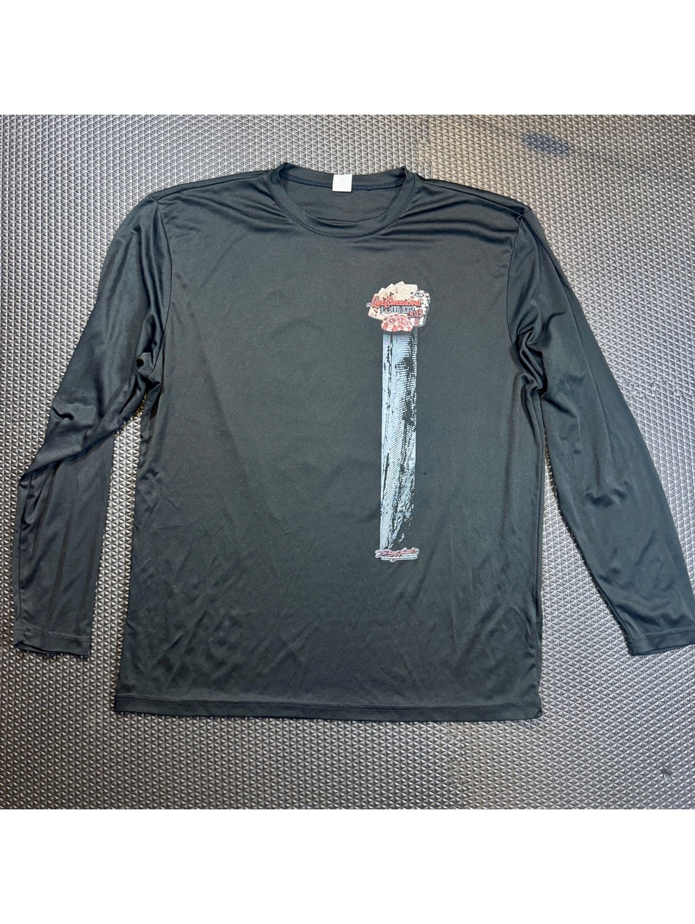 Lake Cumberland Poker Run 2015 Long Sleeve Performance Shirt XL